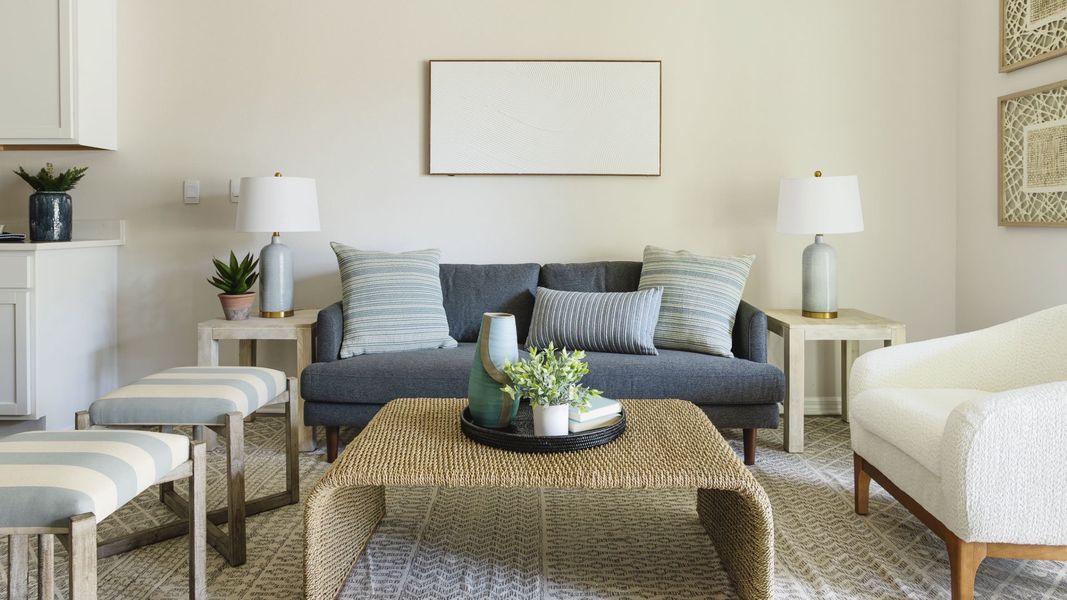 Furnished interior view inside a new home in Oasis at Longwood Run, Sarasota (Image 5).