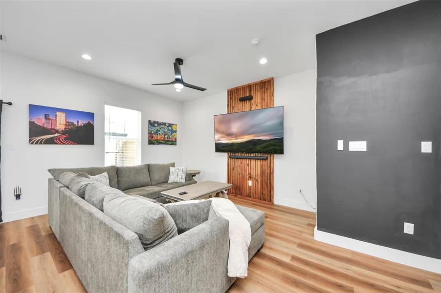 Furnished interior view inside a new home in , Houston (Image 11). Furnished interior view inside a new home in , Houston (Image 11).