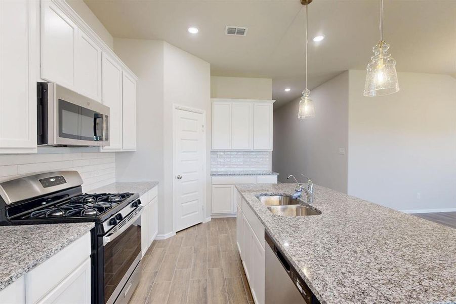 Furnished interior view inside a new home in Verandah, Royse City (Image 5). Furnished interior view inside a new home in Verandah, Royse City (Image 5).