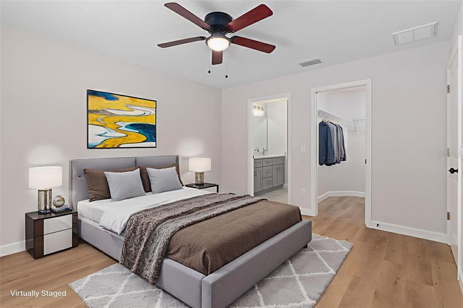 Furnished interior view inside a new home in , Citrus Springs (Image 12).