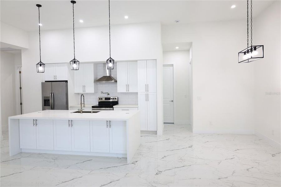 Furnished interior view inside a new home in , Cape Coral (Image 7). Furnished interior view inside a new home in , Cape Coral (Image 7).