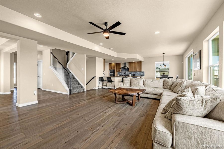 Furnished interior view inside a new home in , Colorado Springs (Image 36). Furnished interior view inside a new home in , Colorado Springs (Image 36).