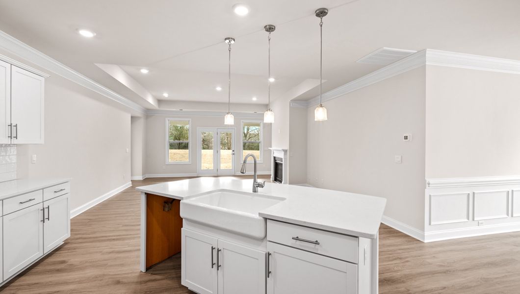 Furnished interior view inside a new home in Campbell Ridge, Piedmont (Image 10).