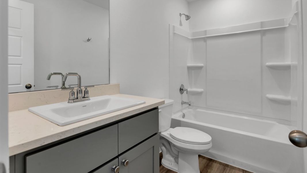 Furnished interior view inside a new home in Overlook West, Wolfforth (Image 8).