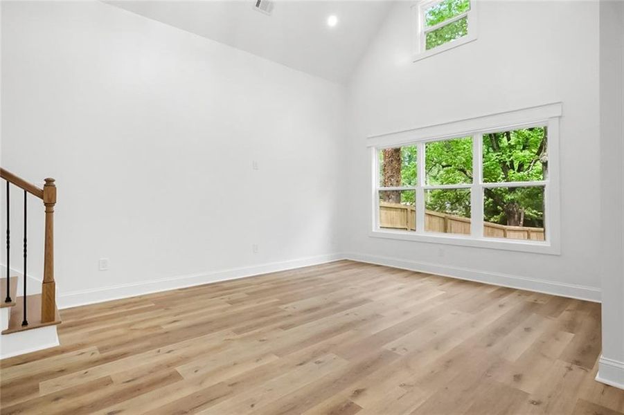 Spacious, unfurnished interior of a new home in , Atlanta (Image 21). Spacious, unfurnished interior of a new home in , Atlanta (Image 21).