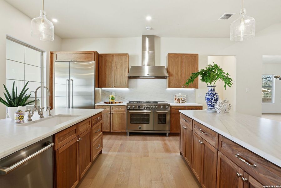Furnished interior view inside a new home in , Terrell Hills (Image 12).