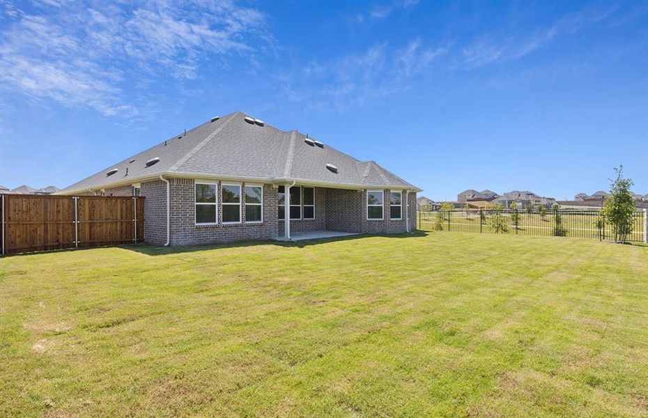 Beautiful one-story home with covered patio Beautiful one-story home with covered patio