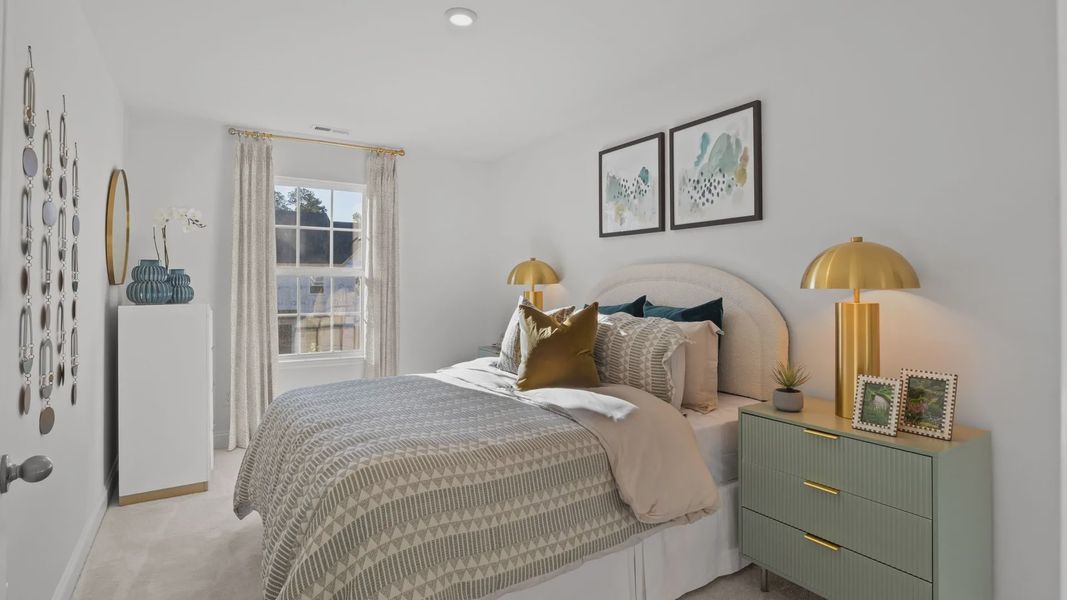 The Litchfield Plan by DBR Homes in Charlotte, NC - Bedroom