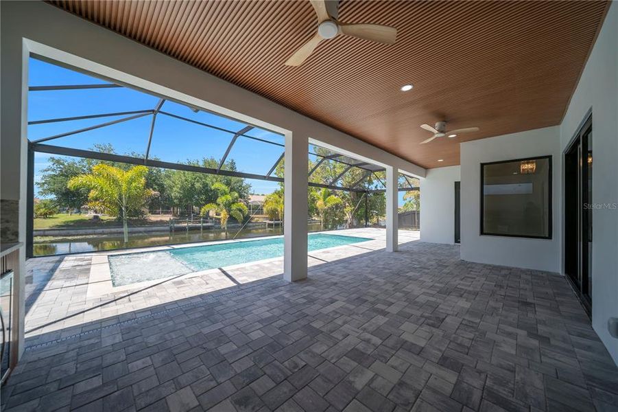 Exterior details and patio area of a home in , Cape Coral (Image 32).