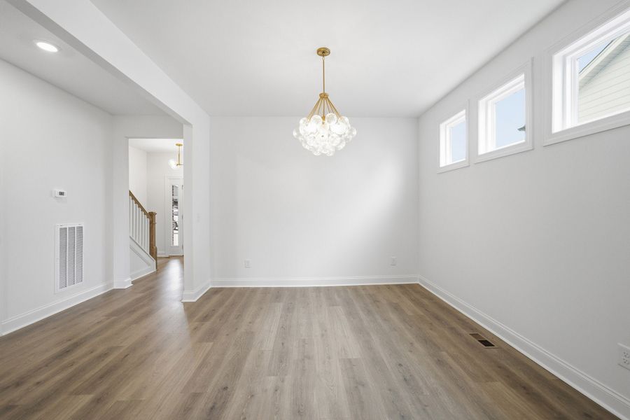 Spacious, unfurnished interior of a new home in The Retreat at Norman Farm, Hendersonville (Image 17).