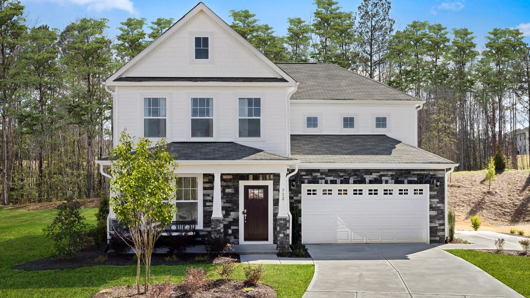 Representative furnished interior of a home built from the Jordan by DRB Homes in Honeycutt Hills, Angier (Image 20).
