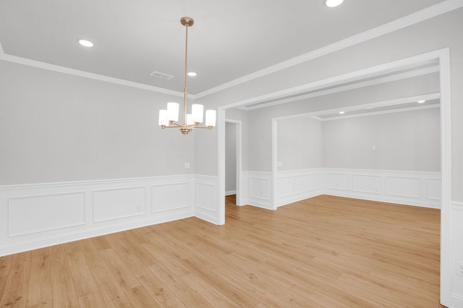 Spacious, unfurnished interior of a new home in Oakleaf Chase, Blythewood (Image 45).