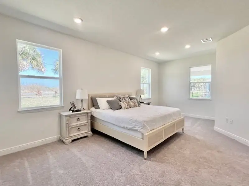 Furnished interior view inside a new home in Lakes At St Sebastian, Micco (Image 18).