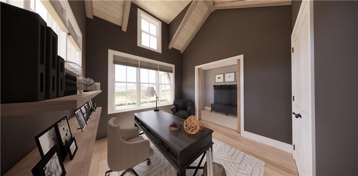 Furnished interior view inside a new home in , Carrollton (Image 28).