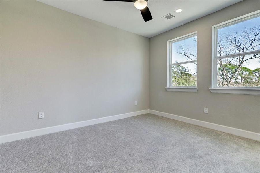 Secondary bedroom with its own bathroom