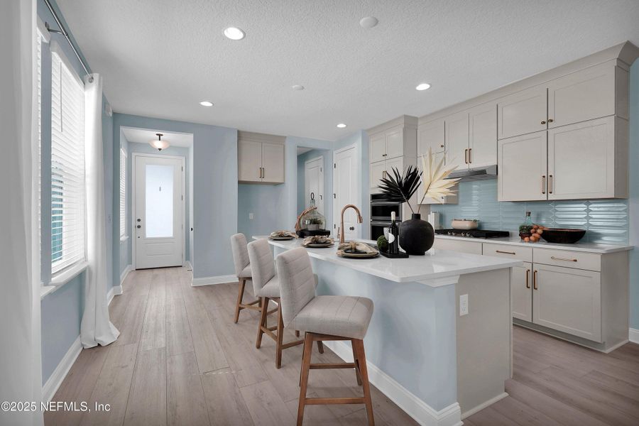 Furnished interior view inside a new home in Seabrook Village at Nocatee, Ponte Vedra (Image 5). Furnished interior view inside a new home in Seabrook Village at Nocatee, Ponte Vedra (Image 5).