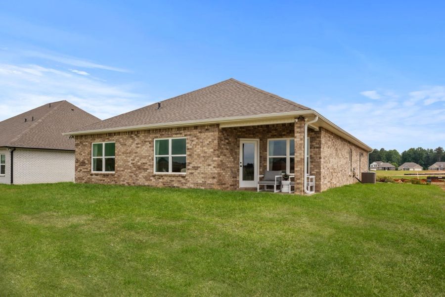 Front exterior of a new home in Waverly Estates, Nevada, TX, highlighting curb appeal (Image 50).