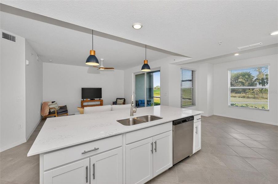 Furnished interior view inside a new home in Wellen Park Golf & Country Club, Venice (Image 10).