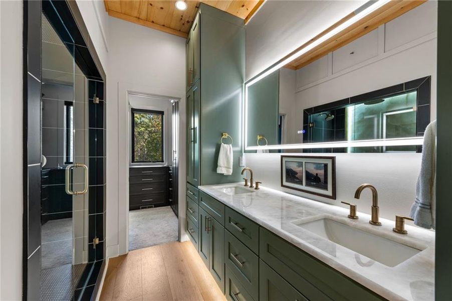 Furnished interior view inside a new home in , Morganton (Image 11).