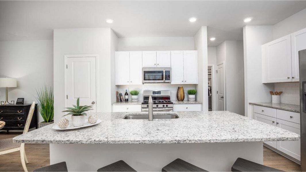 Furnished interior view inside a new home in Lindera Preserve at Cane Bay Plantation: American Dream Series - Ph 15, Summerville (Image 3). Furnished interior view inside a new home in Lindera Preserve at Cane Bay Plantation: American Dream Series - Ph 15, Summerville (Image 3).