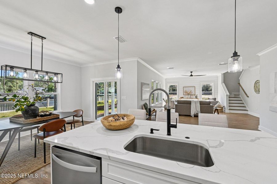 Furnished interior view inside a new home in , Fernandina Beach (Image 10).