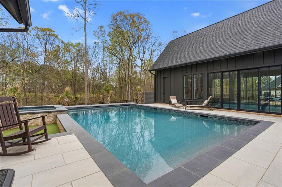 Exterior details and patio area of a home in , Dacula (Image 28).