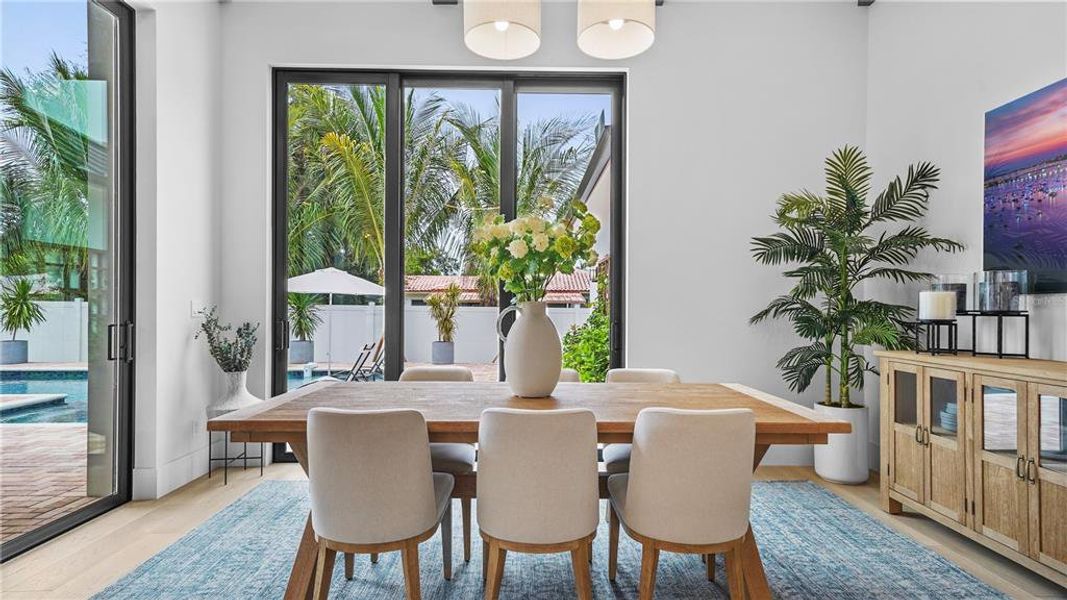 Furnished interior view inside a new home in , Sarasota (Image 38).