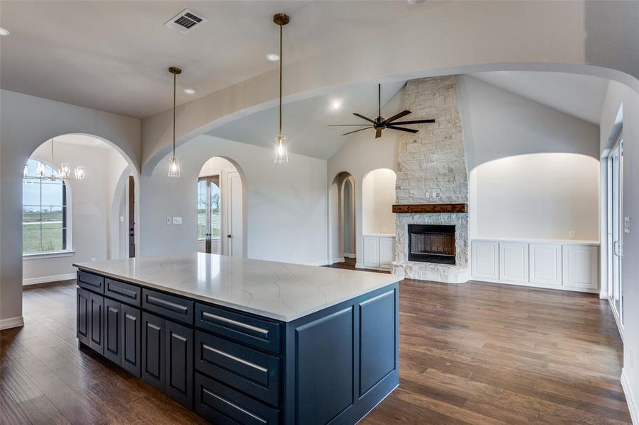 Furnished interior view inside a new home in , Aledo (Image 24).