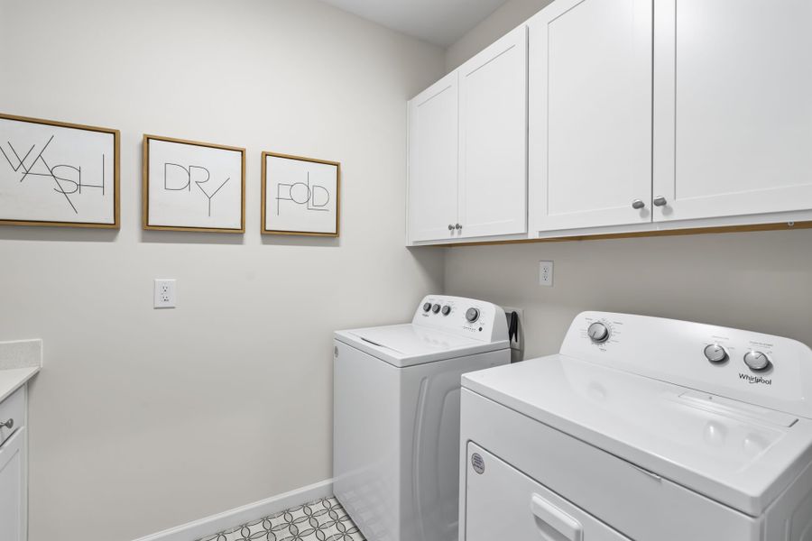 Clearwater Model Home - Laundry Room