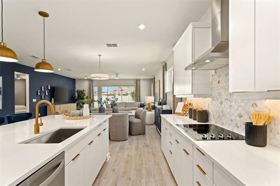 Furnished interior view inside a new home in Meridian Parks, Orlando (Image 10).