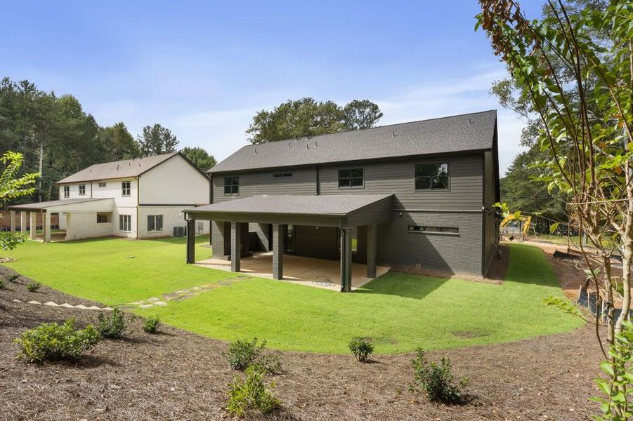 Exterior details and patio area of a home in , Buford (Image 23).