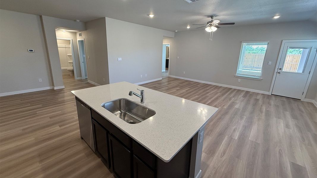 Furnished interior view inside a new home in Rancho Vista, Corpus Christi (Image 5). Furnished interior view inside a new home in Rancho Vista, Corpus Christi (Image 5).