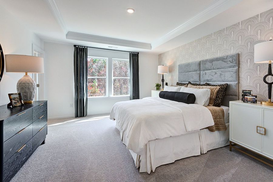 Furnished interior view inside a new home in Forestville Station, Raleigh (Image 15).