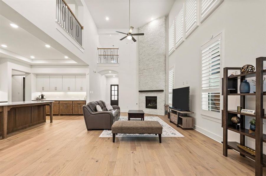 Furnished interior view inside a new home in Wildflower Ranch, Fort Worth (Image 15).