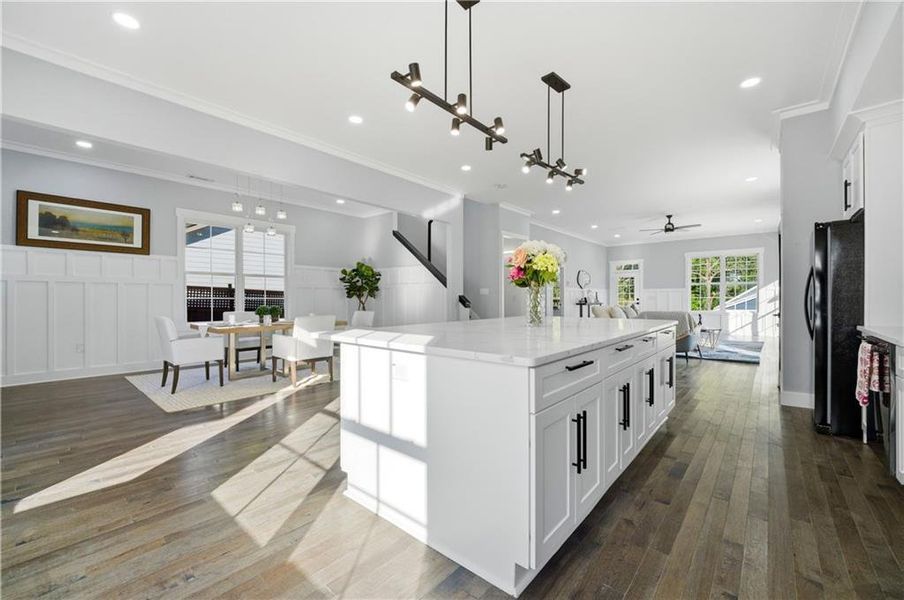 Furnished interior view inside a new home in , Atlanta (Image 15).