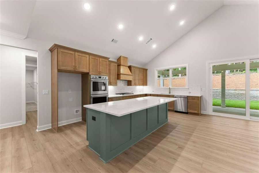 Furnished interior view inside a new home in , Clarkesville (Image 7).