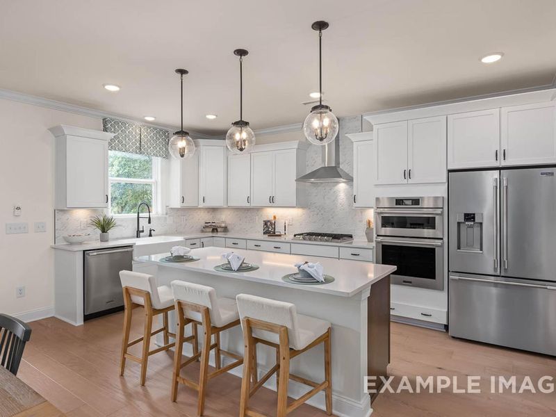 Furnished interior view inside a new home in Tobacco Road, Angier (Image 15).