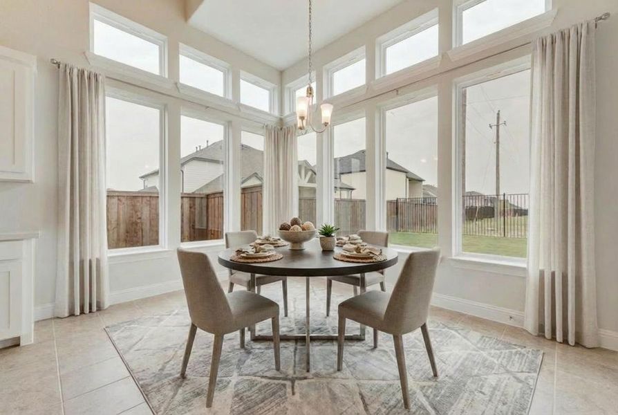 Furnished interior view inside a new home in Breezy Hill, Rockwall (Image 14).