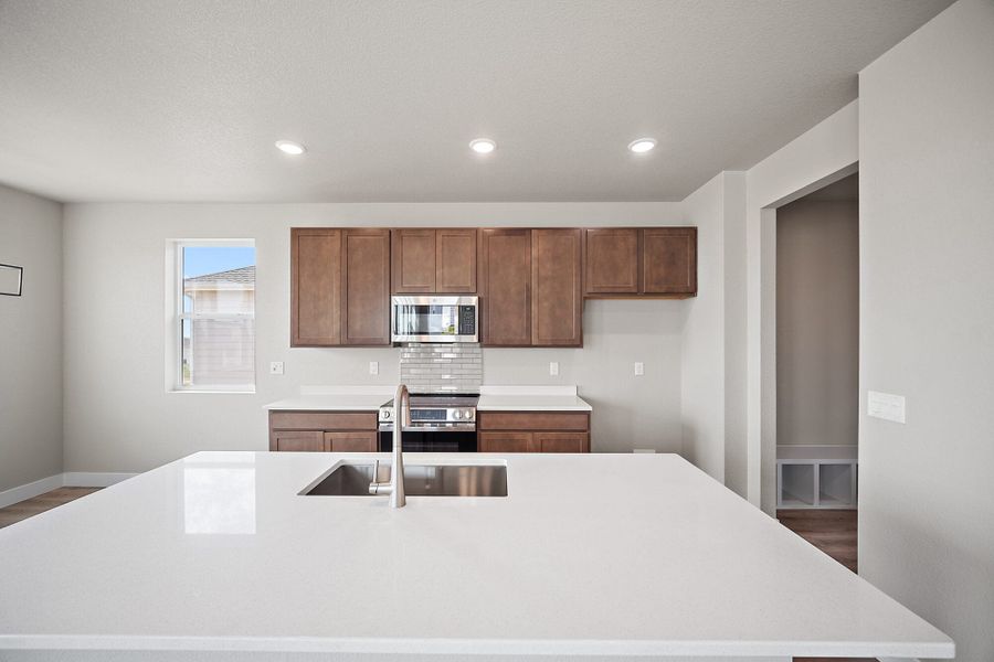 Furnished interior view inside a new home in Trails at Aspen Ridge-3, Colorado Springs (Image 5).