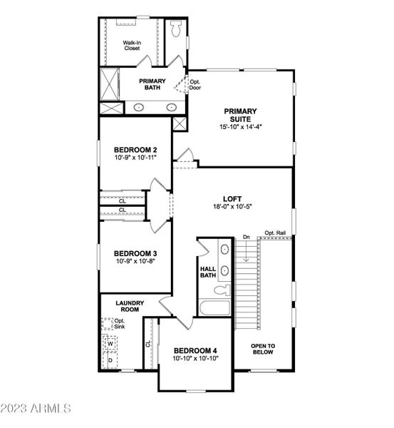 Tenor Floorplan Second Floor