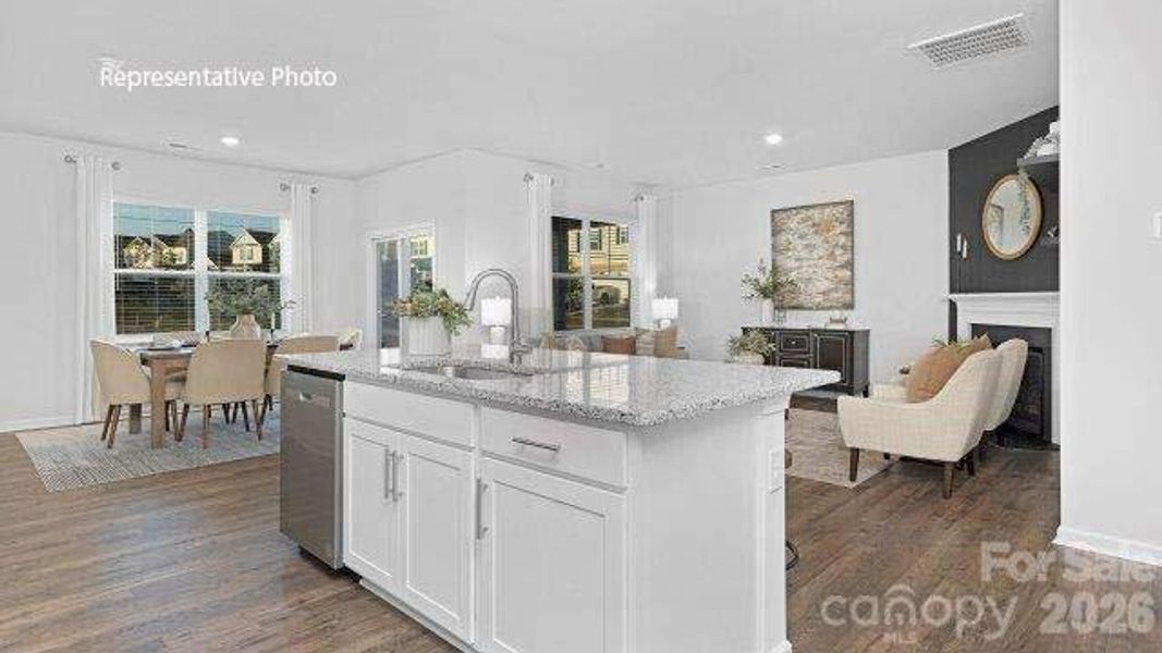 Furnished interior view inside a new home in Woodhaven at Chester, Chester (Image 10). Furnished interior view inside a new home in Woodhaven at Chester, Chester (Image 10).