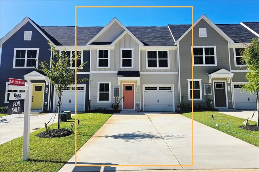 Front exterior of a new home in Chapel Branch, Santee, SC, highlighting curb appeal (Image 1). Front exterior of a new home in Chapel Branch, Santee, SC, highlighting curb appeal (Image 1).
