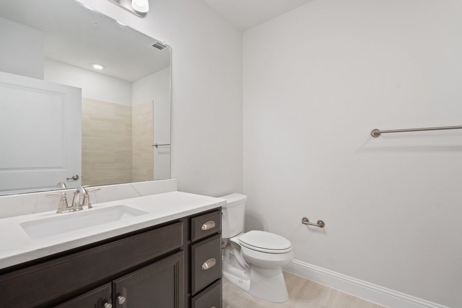 Furnished interior view inside a new home in Gatherings® at Twin Creeks, Allen (Image 8).