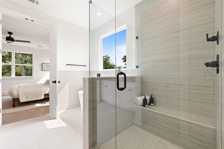 Primary bathroom Primary bathroom