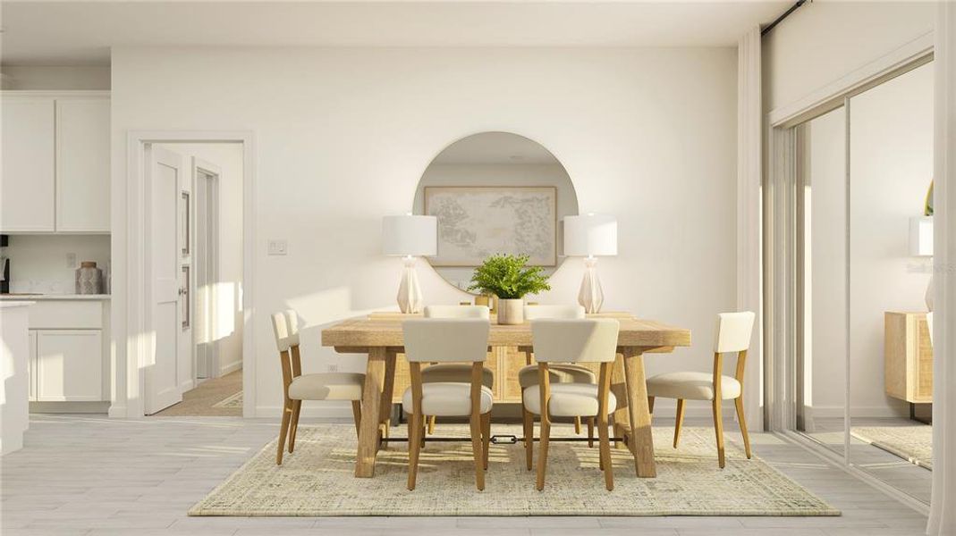 Furnished interior view inside a new home in Trailhead Landing, Alachua (Image 6).