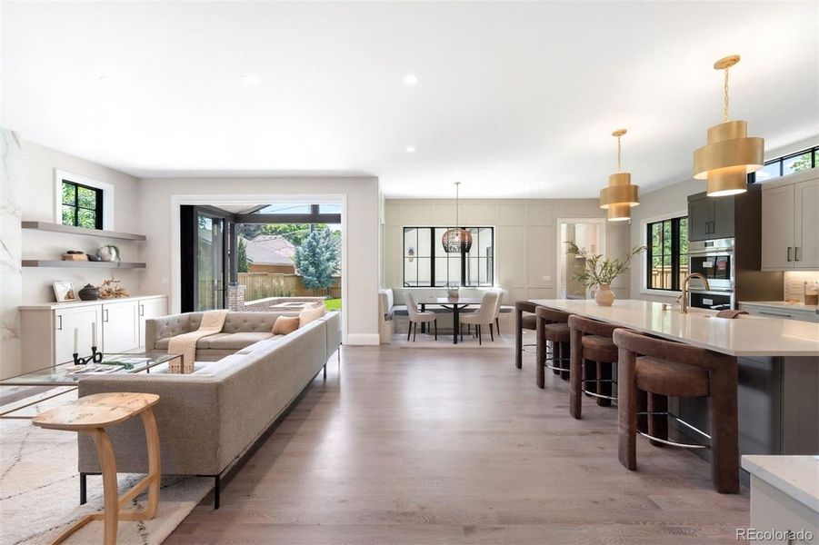 Furnished interior view inside a new home in , Denver (Image 36). Furnished interior view inside a new home in , Denver (Image 36).