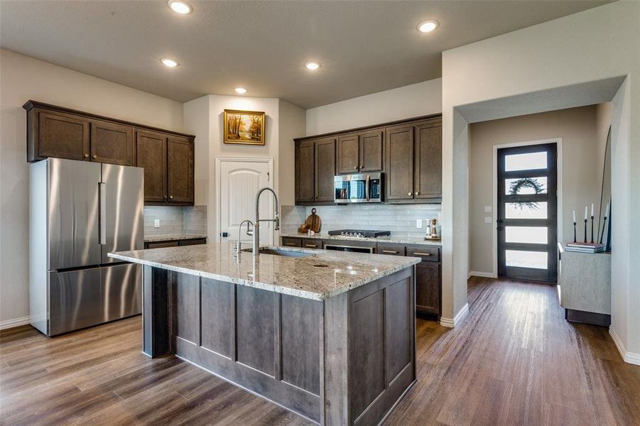Furnished interior view inside a new home in , Haslet (Image 10).