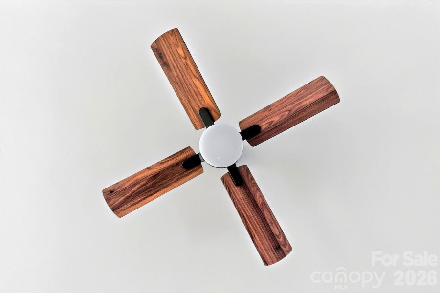 Ceiling fans in all the bedrooms Ceiling fans in all the bedrooms