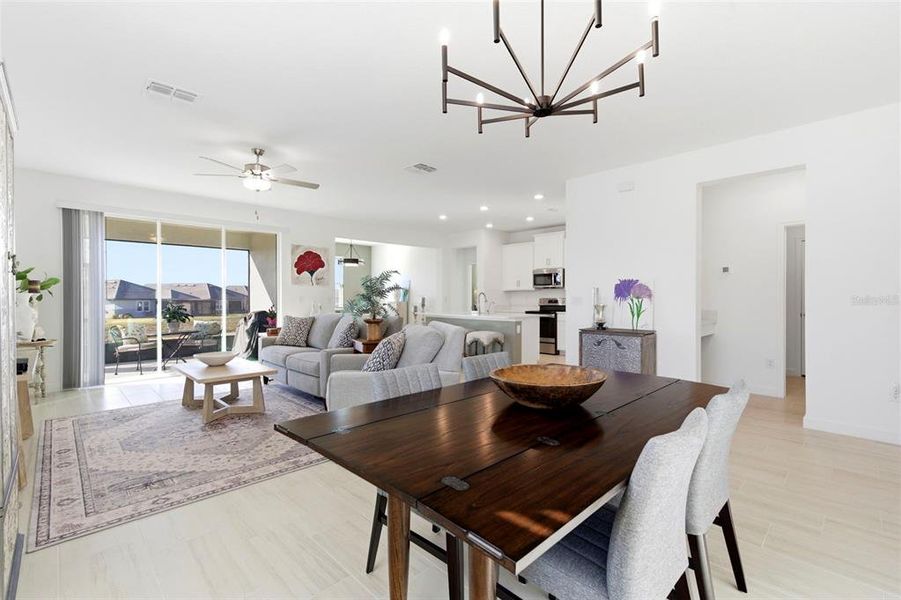 Furnished interior view inside a new home in , San Antonio (Image 9).