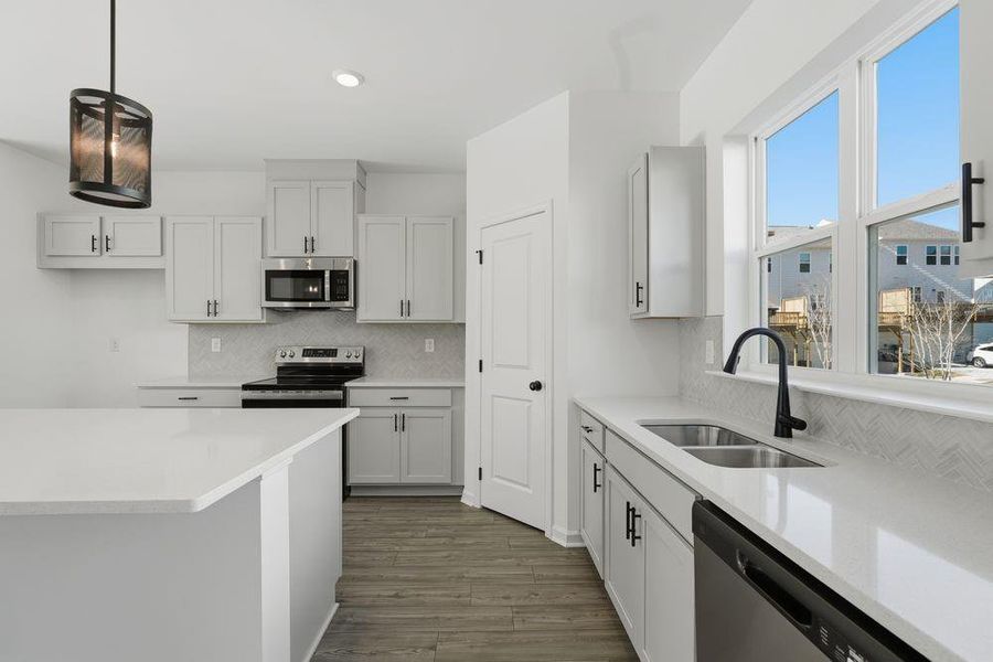 Furnished interior view inside a new home in Chandler Run, Tucker (Image 9). Furnished interior view inside a new home in Chandler Run, Tucker (Image 9).